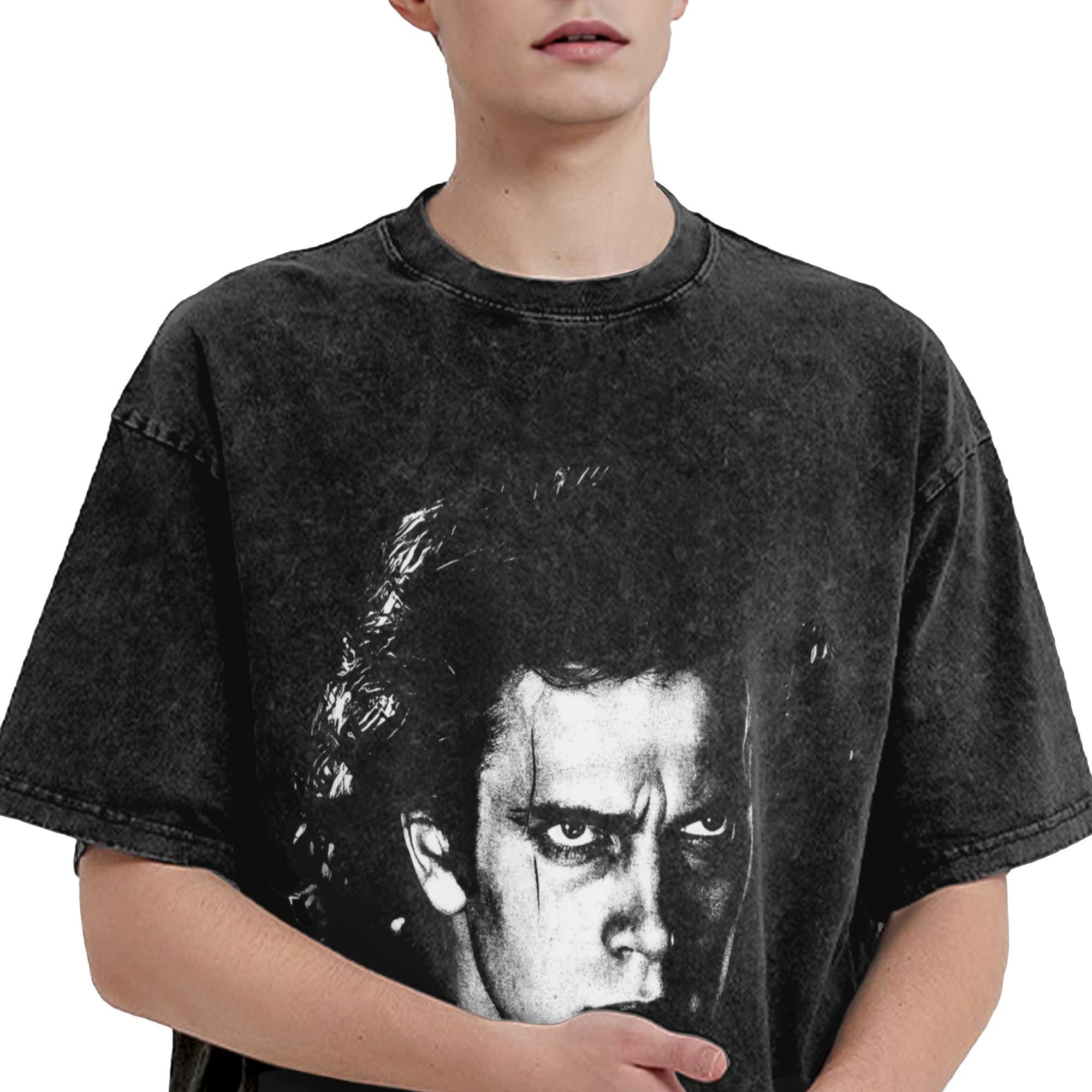 Washed T Shirt Anakin Skywalker Hip Hop Fashion T-Shirt High Street Streetwear 100% Cotton Summer Tops Tee Shirt for Men Women