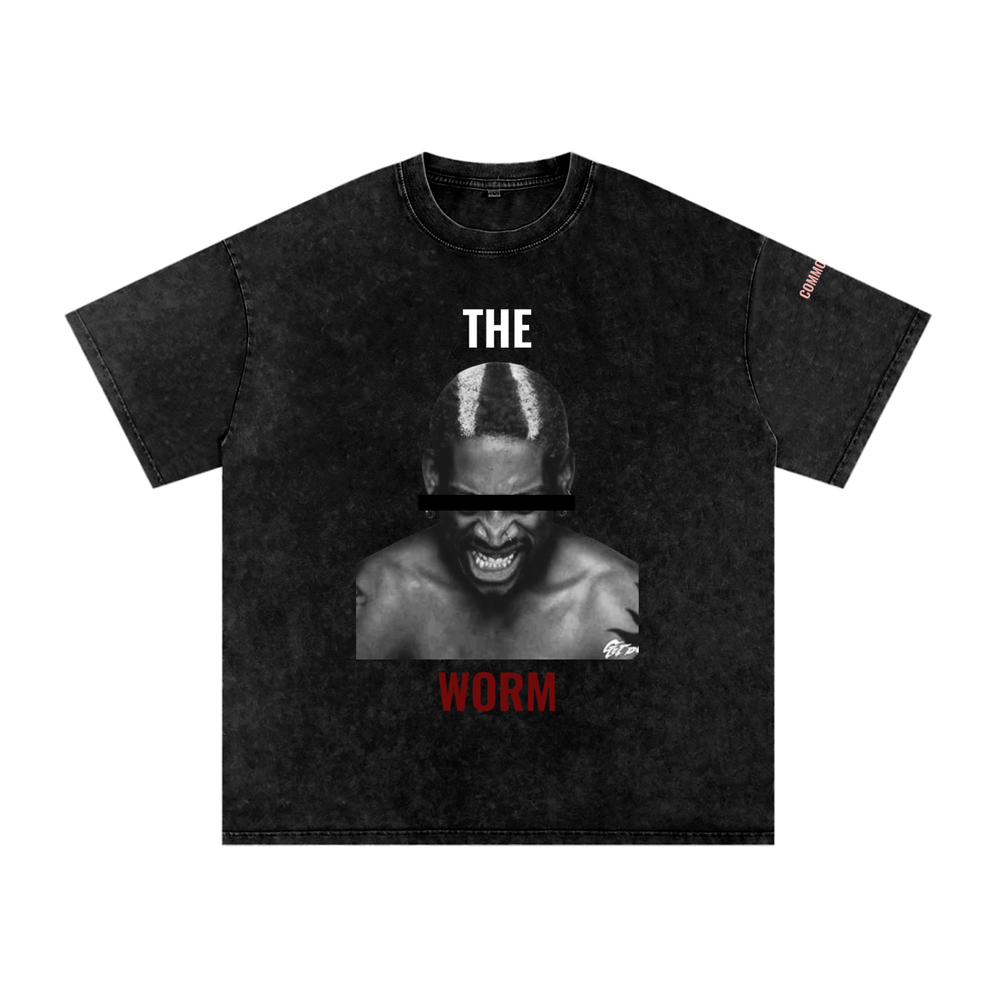 Washed Oversized Dennis Rodman Graphic Tee